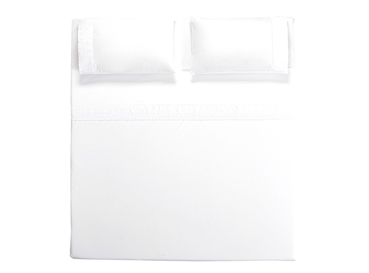 Ripley JUEGO DE SABANAS DIB BRODERIE PAMPLONA BLANCO SUPER KING