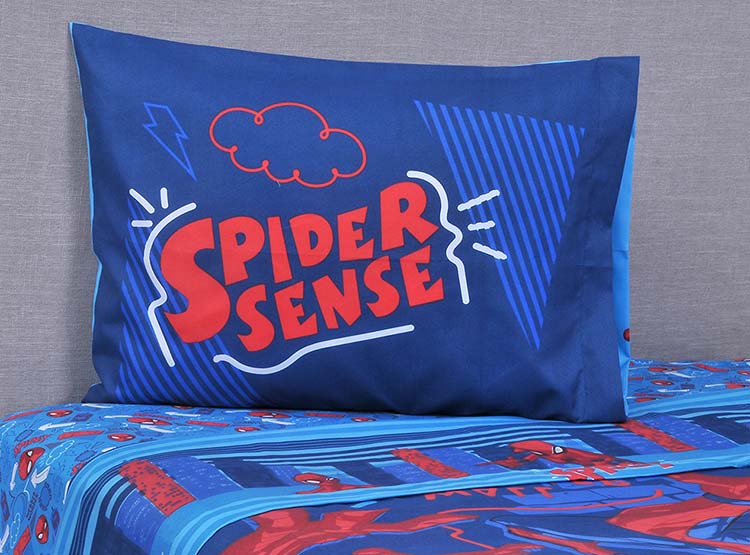 JUEGO DE SABANAS DISNEY SPIDERMAN CITY 1.5 PL - 1