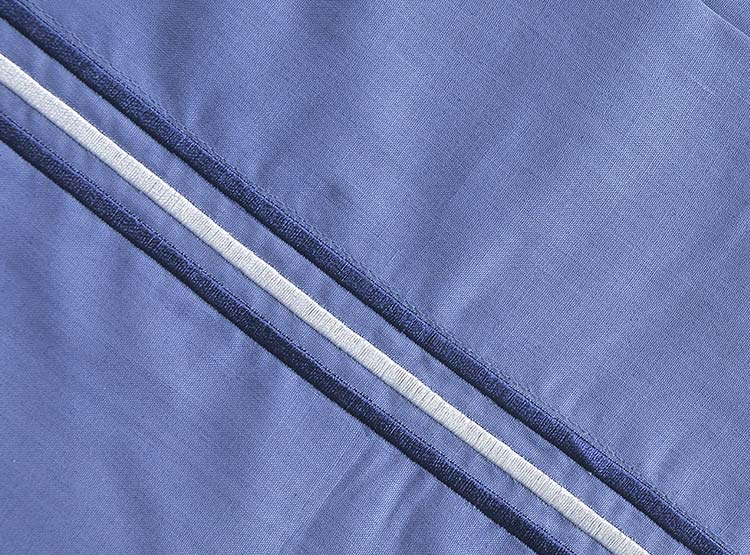 JUEGO DE SABANAS GARDEN BORDADA INDIGO 144H KING - 2