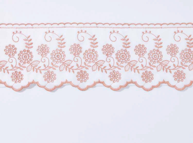JUEGO DE SÁBANAS RIPLEY HOME SÚPER KING 180 HILOS ALGODÓN ROSADO BRODERIÉ - 2