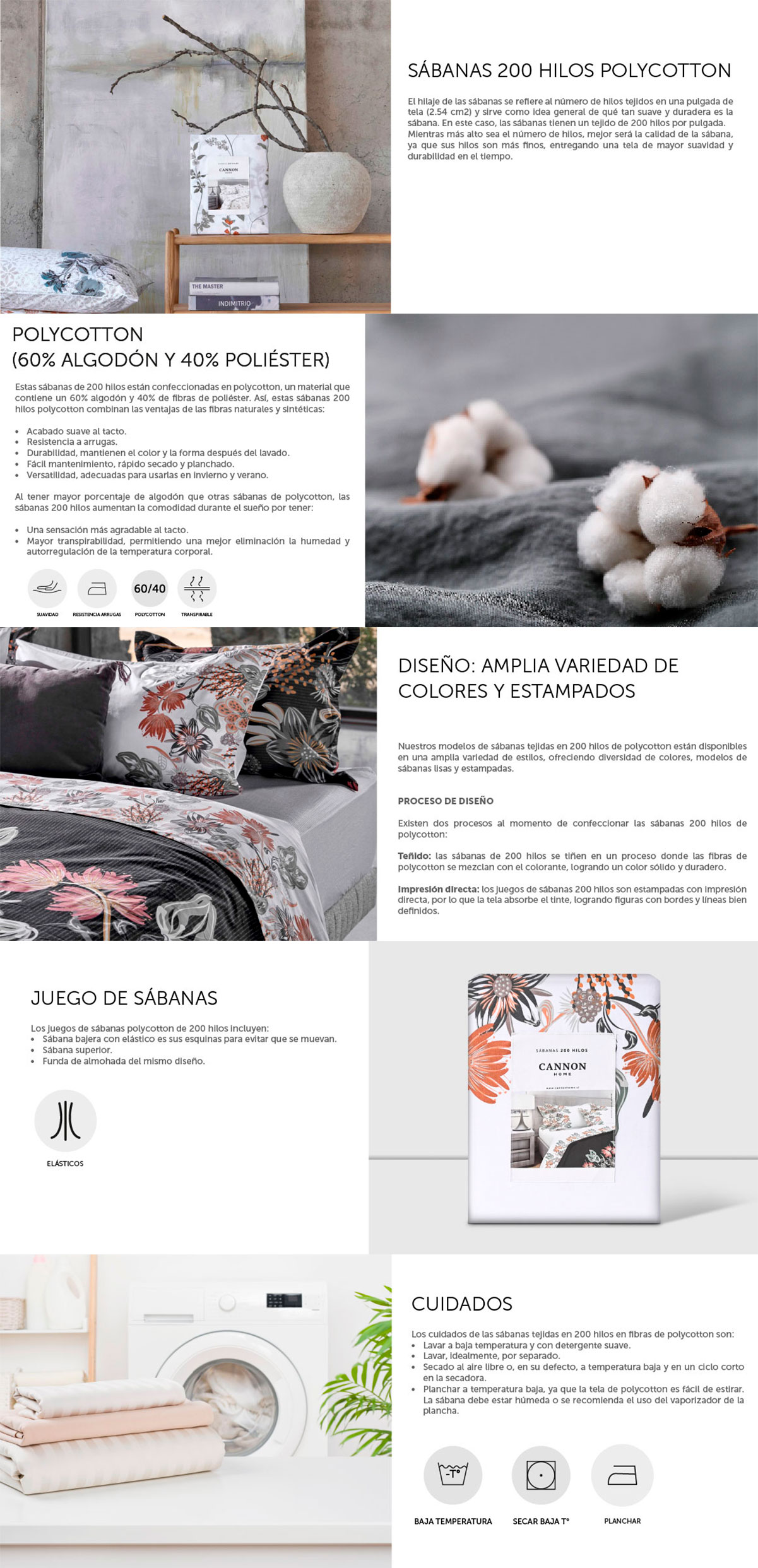 JUEGO DE SABANAS CANNON CARIBOU 200H 1.5 PL