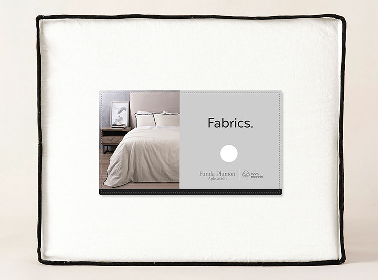 CUBREPLUMON FABRICS FRAME CRUDO SUPER KING - 4