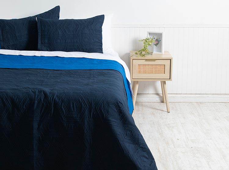 Azuli Pattern Quilt QUILT MASHINI BICOLOR AZUL AZULINO 2 PL