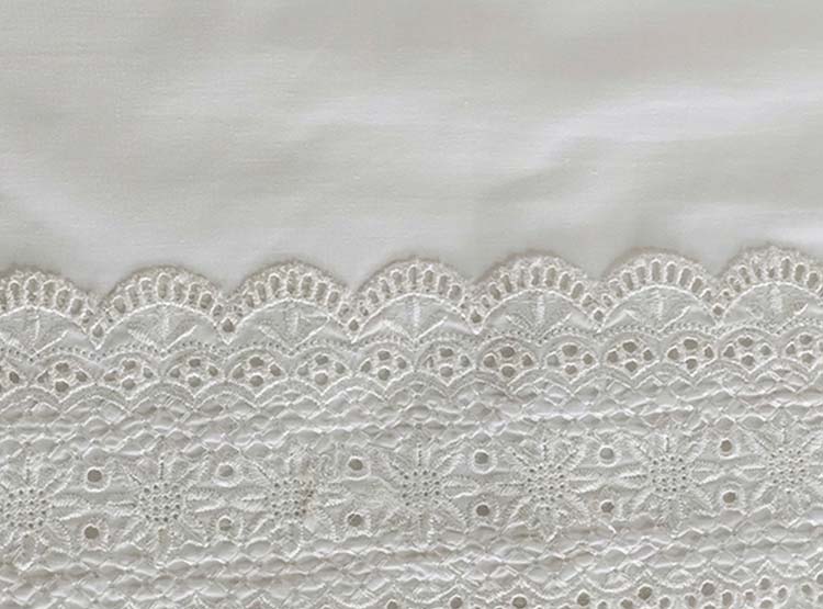JUEGO DE SABANAS ILLUSIONS BRODERIE BLANCO 180H 1 PL - 2