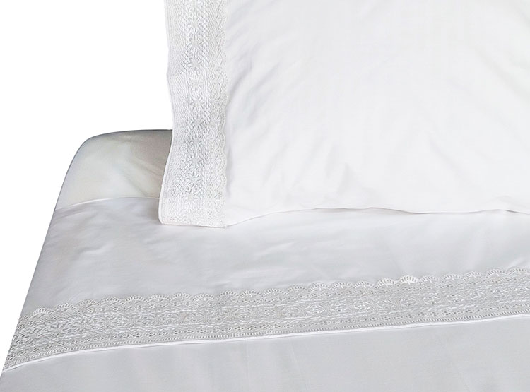 JUEGO DE SABANAS ILLUSIONS BRODERIE BLANCO 180H 1 PL - 3