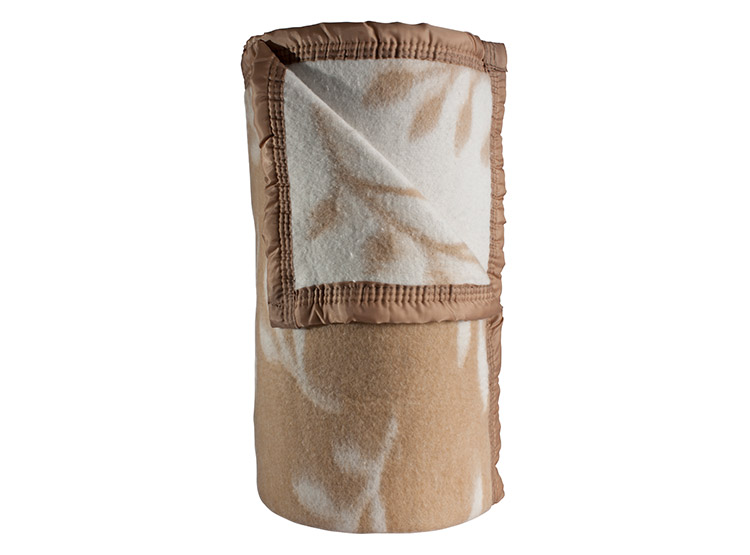 FRAZADA ANDES RAMA JACQUARD BEIGE KING - 2