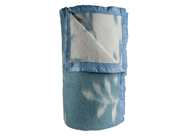 FRAZADA ANDES RAMA JACQUARD CELESTE KING - 2