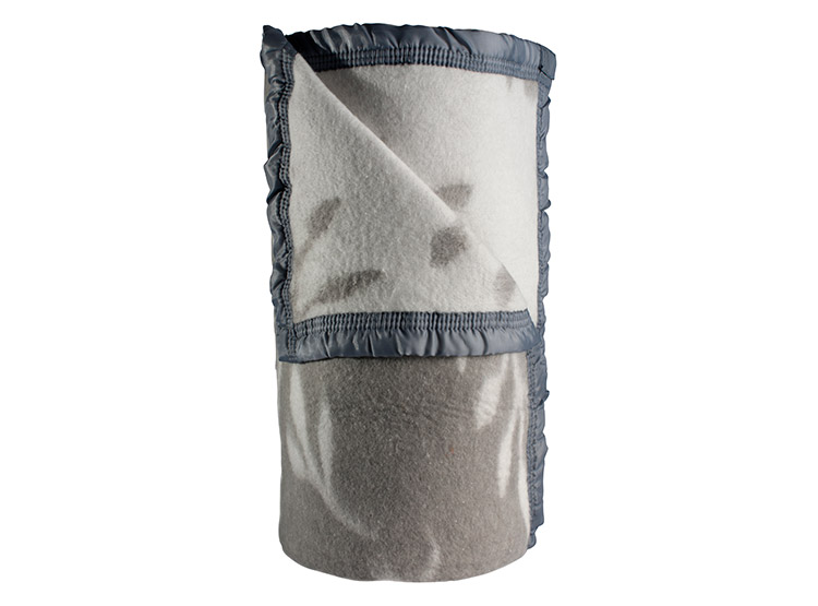 FRAZADA ANDES RAMA JACQUARD GRIS 2 PL - 2