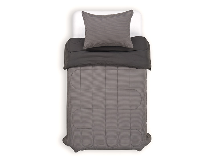 PLUMÓN ROSEN LINES CHARCOAL 1.5 PLAZAS MULTICOLOR - 4
