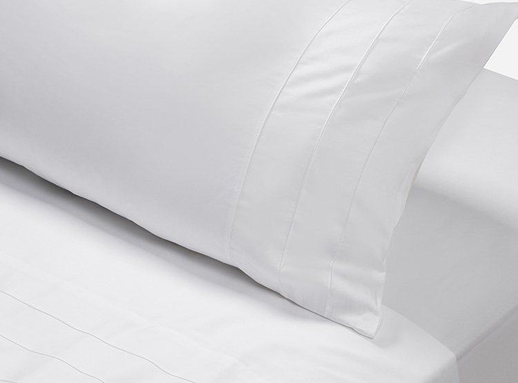 SABANA 300 HILOS LISA BLANCA KING                       - 2