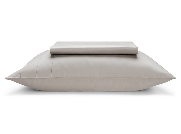 SABANA 300 HILOS LISA PLATA 1 PL - 2