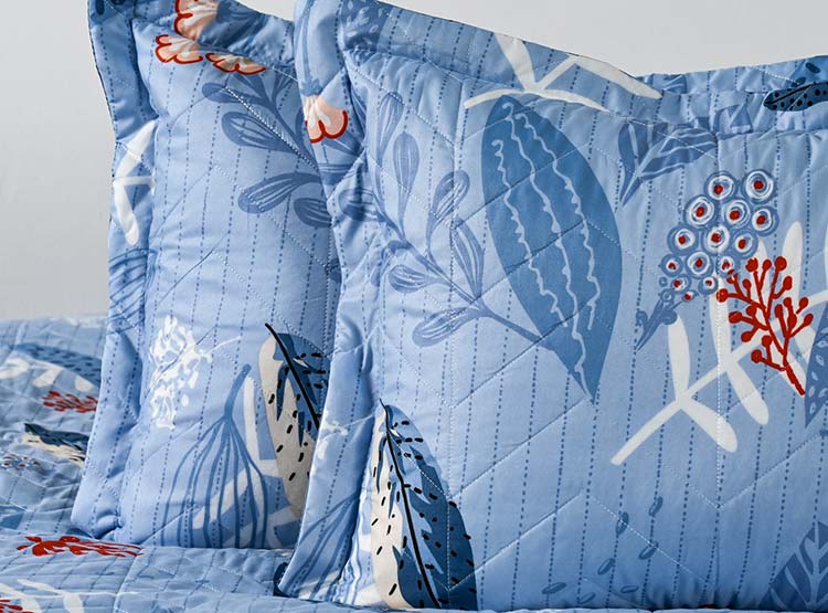 CUBRECAMA QUILT AMERICAN FAMILY KING MICROFIBRA MULTICOLOR ESTAMPADO RIVER - 3