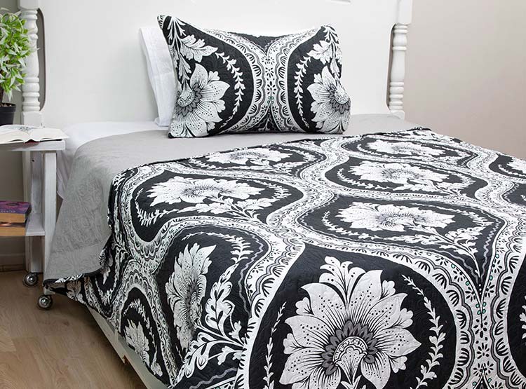 CUBRECAMA QUILT DORAL 1.5 PLAZAS MULTICOLOR CHIOGGIA - 2