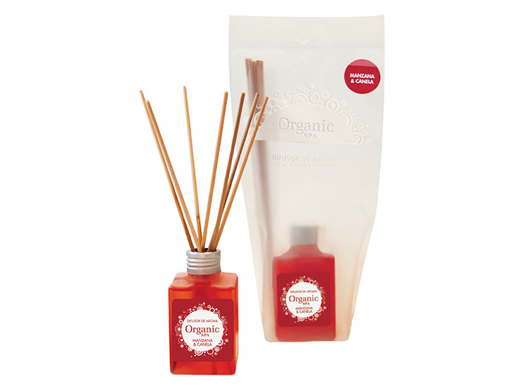 DIFUSOR AMBIENTAL ORGANIC SPA MANZANA / CANELA 120 ML