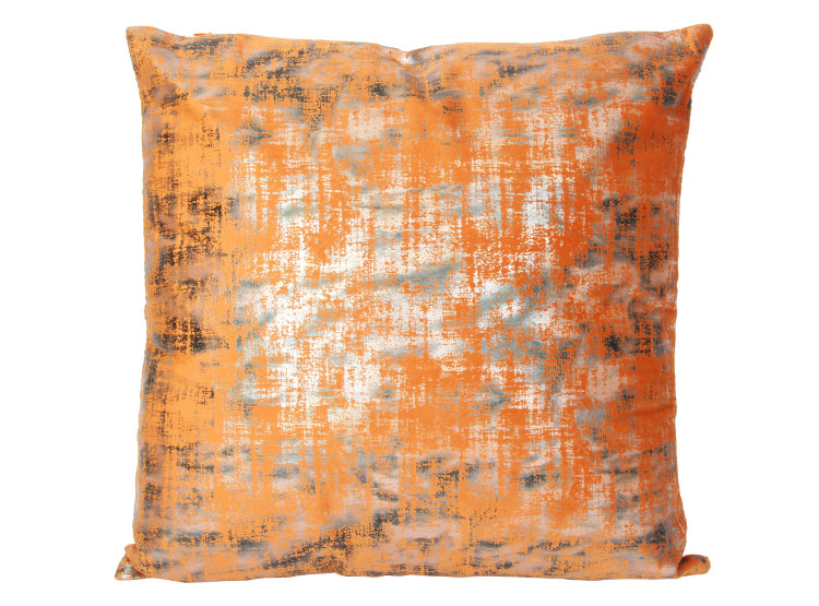 COJIN RIPLEY HOME VELVET METAL LACRE 45 X 45 CM LADRILLO