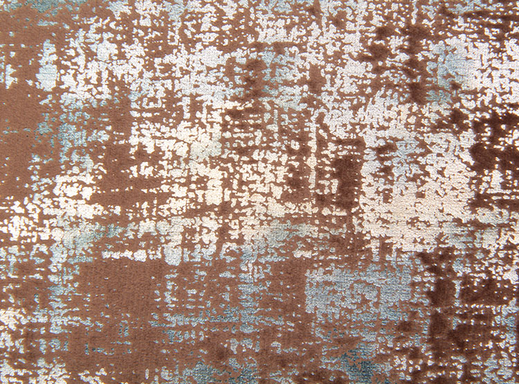COJIN RIPLEY HOME VELVET METAL 45 X 45 CM CAFE - 3