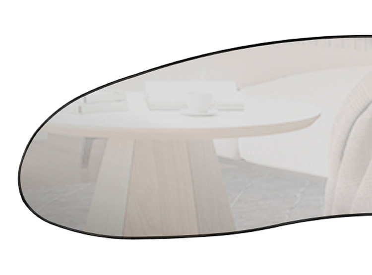 ESPEJO DECORATIVO ROCA DECOCASA ORGÁNICO IRREGULAR VIDRIO 119X34 CM TRANSPARENTE - 3