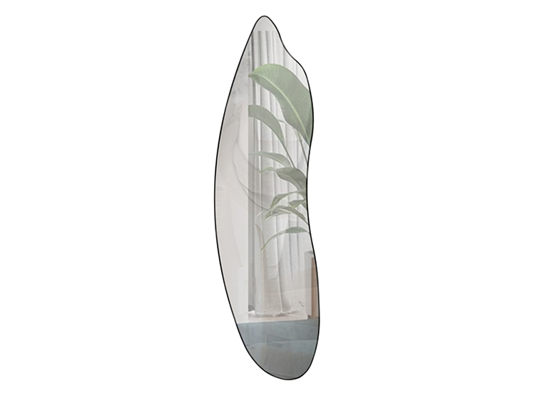 ESPEJO DECORATIVO ROCA DECOCASA ORGÁNICO IRREGULAR VIDRIO 119X34 CM TRANSPARENTE