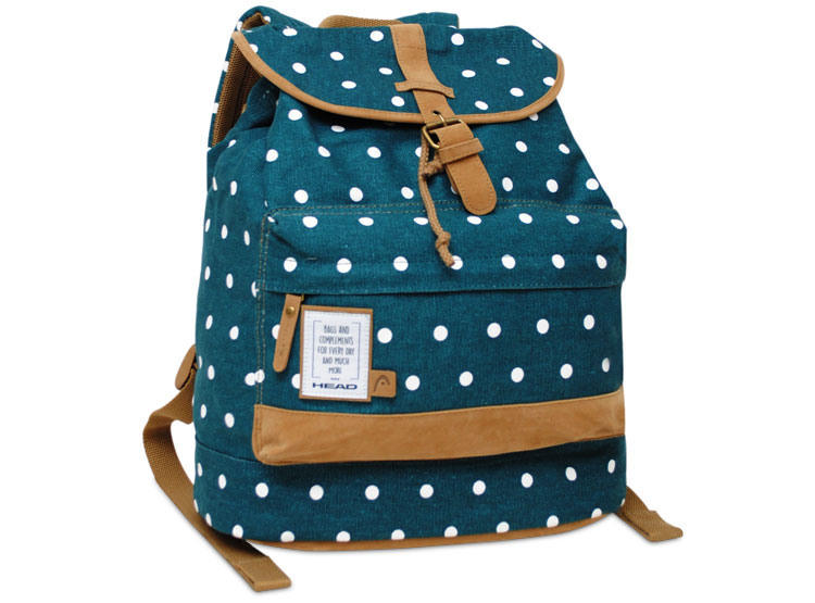 Ripley - MOCHILA HEAD BEETLE DOTS VERDE 25 LITROS