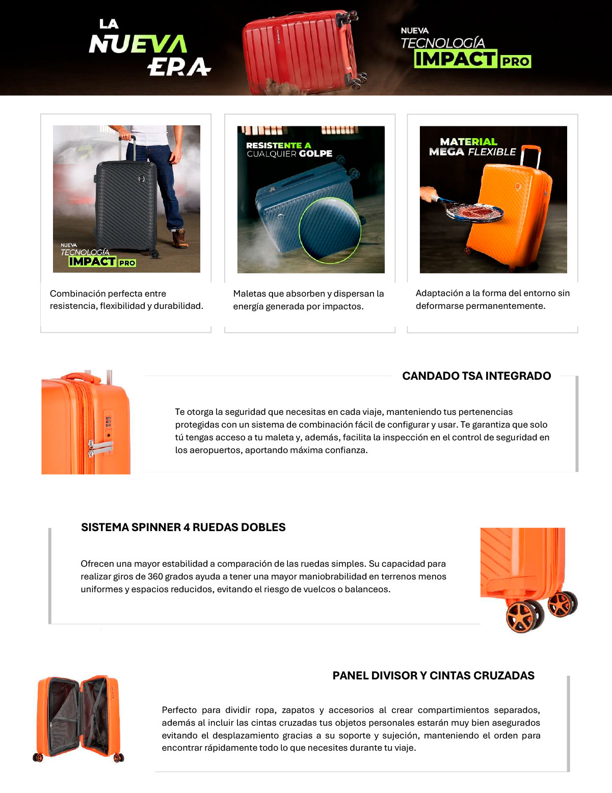 MALETA DE CABINA SAXOLINE COBALT NARANJO