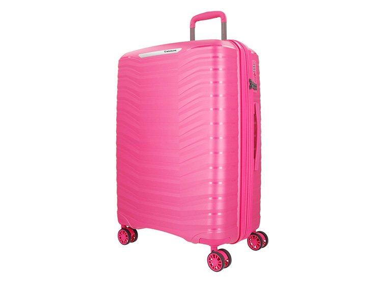 MALETA GRANDE SAXOLINE TITANIUM ROSADO - 2