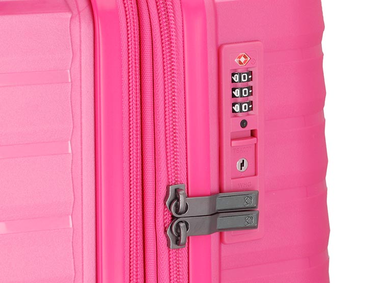 MALETA GRANDE SAXOLINE TITANIUM ROSADO - 9