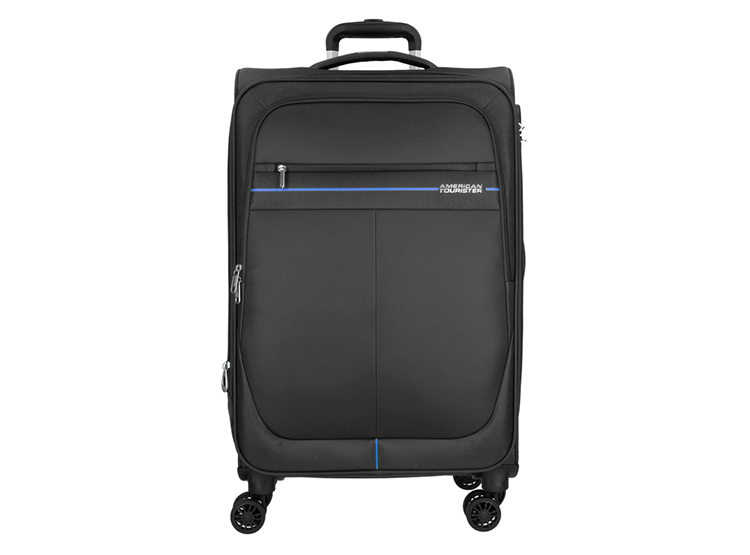 Maleta Grande Alex 75 Cm (119 L) - Color Negro, Con Mango Telescópico - Ideal Para Viajes Largos
