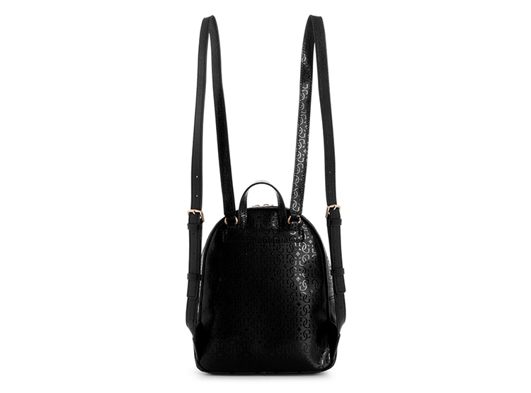 Guess Cresidia Dbl Zip Organizer Nero - Accessori Donna Portafogli E