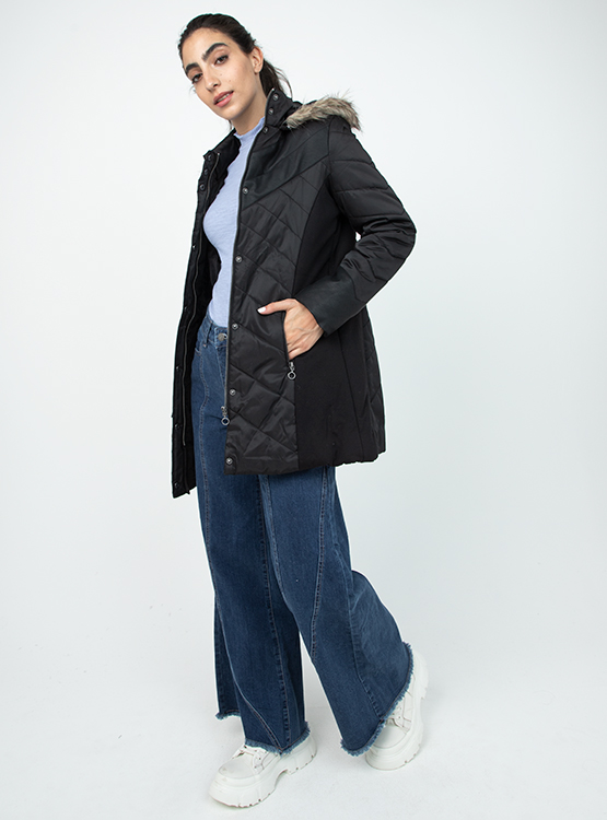 ILIO LONG BELTED PARKA