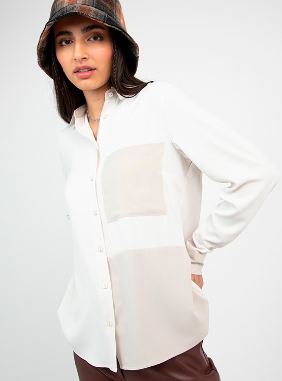 BLUSA IO CAMISERA PATCHWORK - 5
