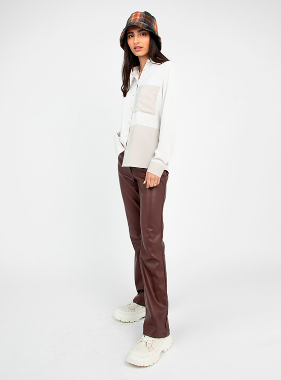BLUSA IO CAMISERA PATCHWORK - 1