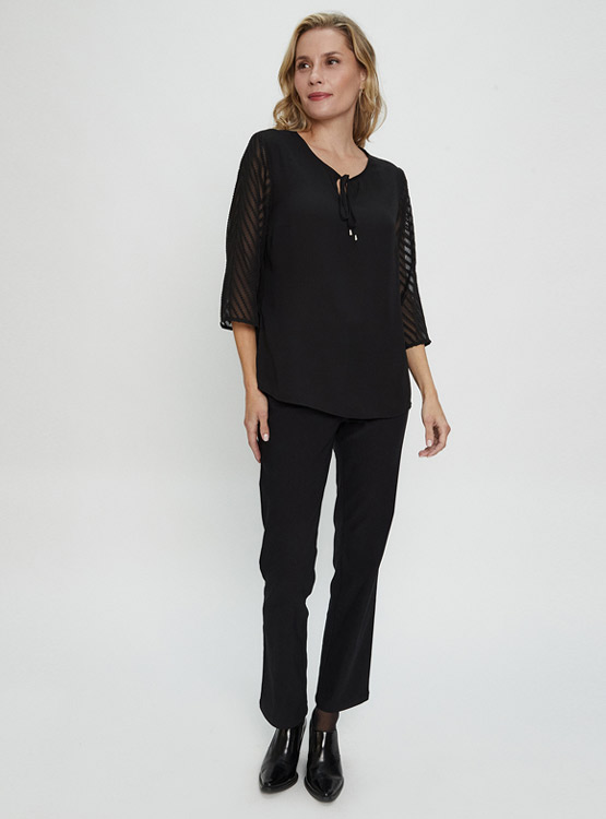 BLUSA MA GRIFFE ESCOTE REDONDO - 1
