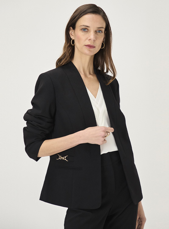 BLAZER MA GRIFFE FORMAL SIN BOTONES - 1