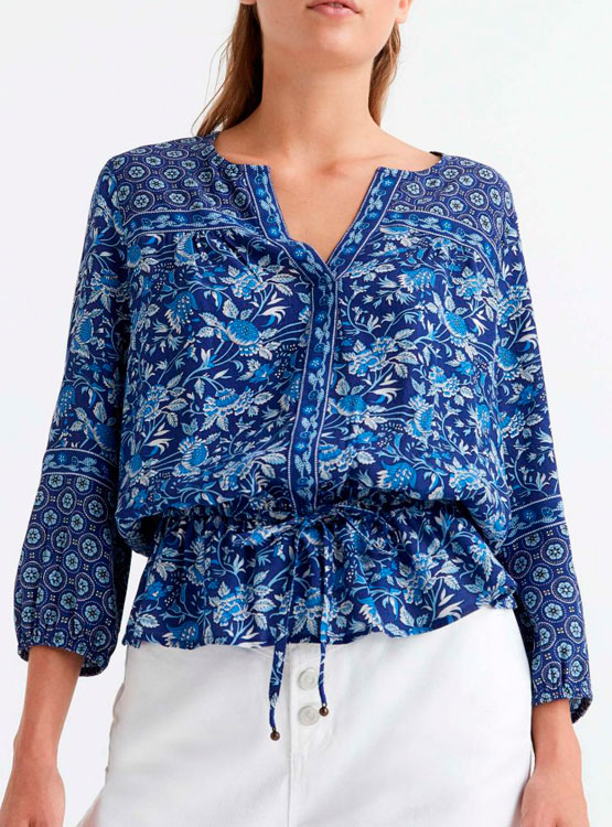 Blusa Fluida Estampada