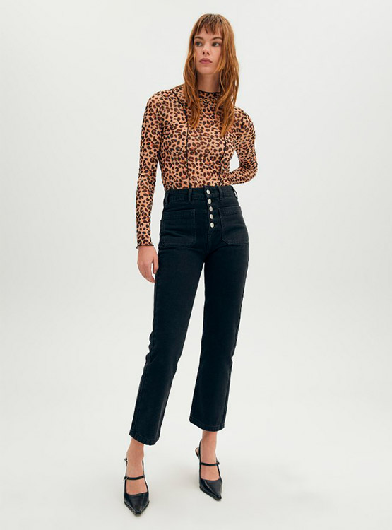 Ripley - POLERA SFERA TUL LEOPARDO
