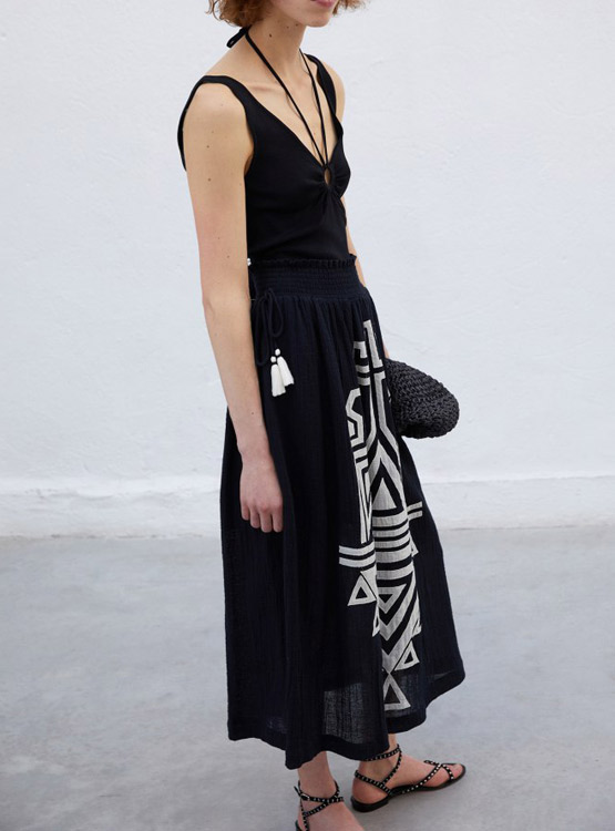 FALDA SFERA MIDI ETNICA - 2