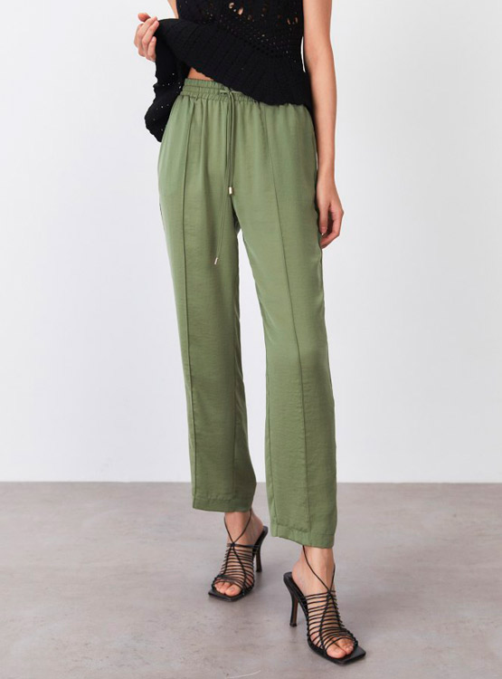 PANTALON SFERA LISO FLUIDO CIERRE DE CORDONES - 2