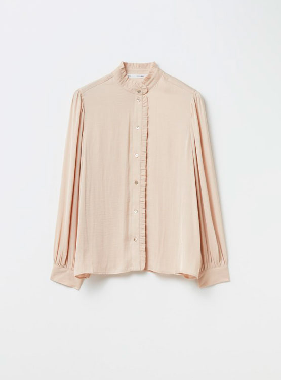 BLUSA SFERA CUELLO VUELO - 5