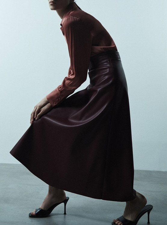 FALDA MIDI MUJER SFERA - 3
