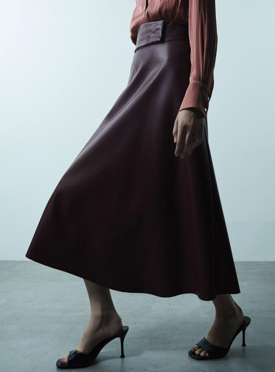 FALDA MIDI MUJER SFERA - 4