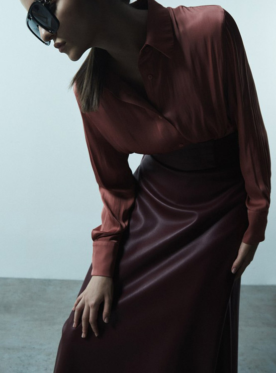 FALDA MIDI MUJER SFERA - 5