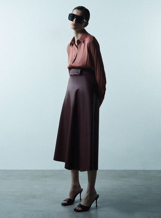 SFERA FALDA MIDI MUJER SFERA
