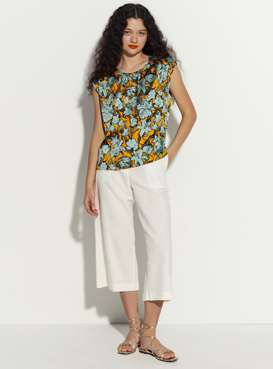 BLUSA SIN MANGAS MUJER SFERA PRINT - 2