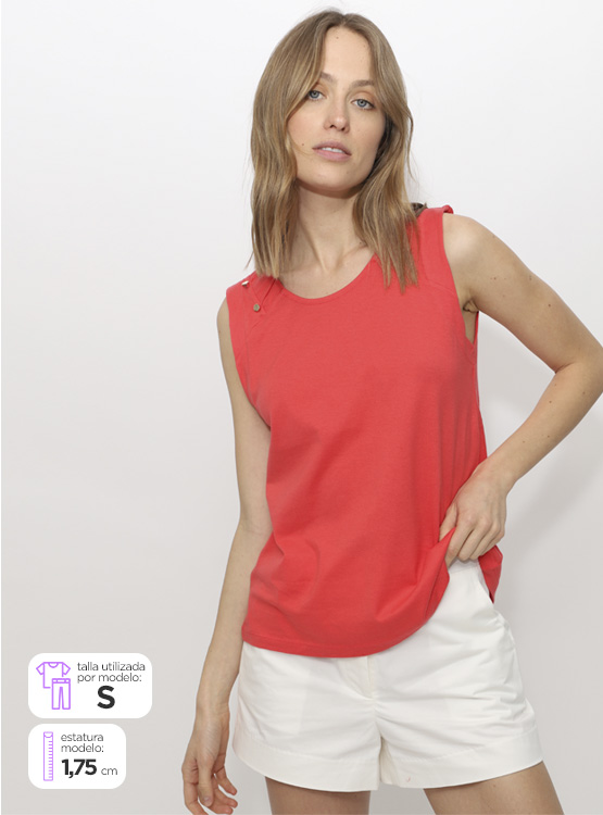 POLERA SFERA TIRANTES LISA