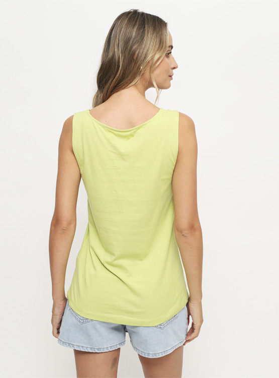 POLERA SFERA SIN MANGAS LISA - 2