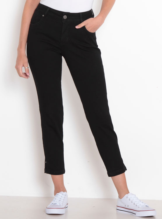 Ripley - JEANS WADOS CROP TIRO ALTO