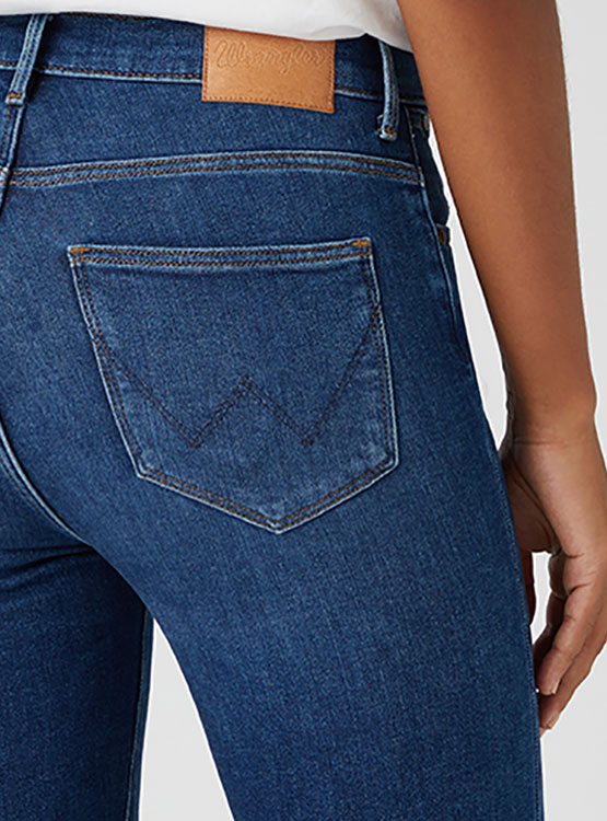 Jean Wrangler Femme Slim - Taille 36, Bleu, 99% Coton, Neuf Avec étiquettes