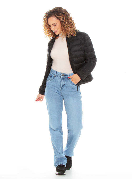 Chaqueta Parka Acolchada De Invierno Para Mujer - Con Capucha Y Cuello De Piel Sintética, Color Negro