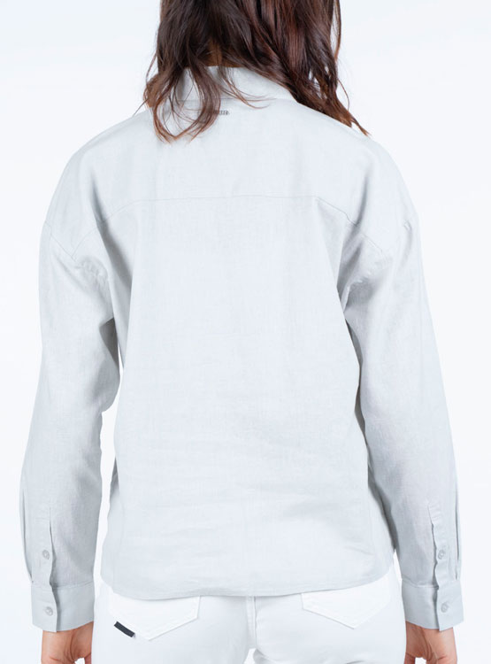 BLUSA MANGA LARGA LINO MUJER ELLUS - 3