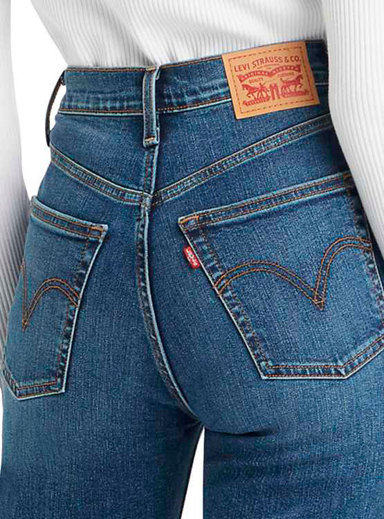 JEANS MUJER LEVI'S RIBCAGE STRAIGHT ANKLE - 4